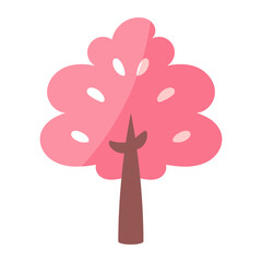 Isolated tree icon. Nature icon - Vector illustration