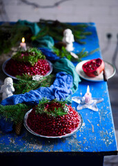 Salad Garnet bracelet. Traditional Russian Festive Salad