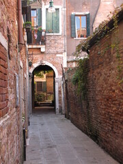 Old brick walk way