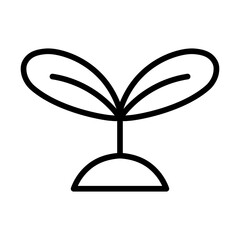 Isolated natural plant icon - Vector illustration design