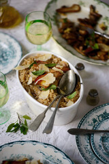 Wild mushroom risotto..style rustic