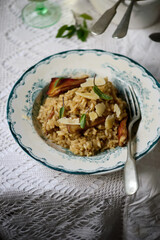 Wild mushroom risotto..style rustic