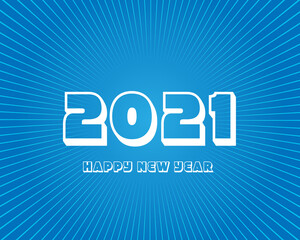 Happy new year 2021 banner.Golden Vector luxury text 2021 Happy new year. Gold Festive Numbers Design. Happy New Year Banner - Vector