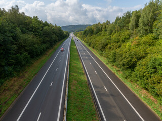 E42 motorway near Stavelot, Belgium