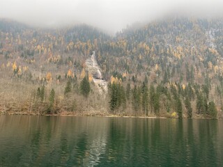 misty morning on the river