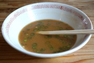 中華そばの完食 © Paylessimages