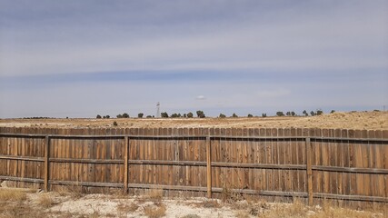 Wood Fencing in the Backyard of a House