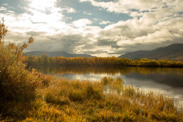 Otto Lake at Denali National Park Alaska