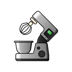 Stand mixer vector icon. filled flat sign