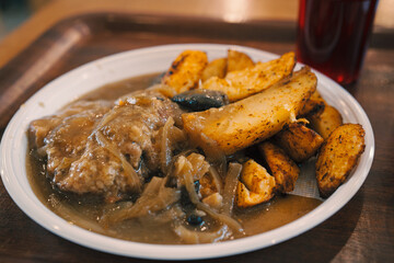 chicken with potatoes
