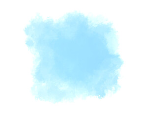 Fototapeta premium Colorful spot on isolated white. Colored abstract stain on isolation background. Watercolor artwork