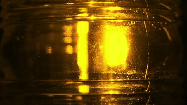 Flashing Yellow Light - Security Industry