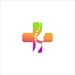 logo bone icon vector templet