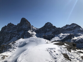 Obraz premium snow covered mountains