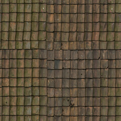 8K roof slate tiles Diffuse and Albedo map for 3d materials