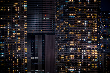 Fototapeta na wymiar 豊洲から見える東京の夜景