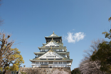 大阪城の天守閣