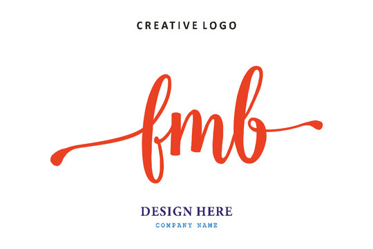 FMB lettering logo is simple, easy to understand and authoritativePrint
