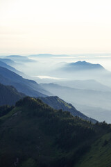 Mist in the mountains