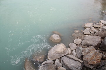 Stone And Water, Jasper National Park, Alberta