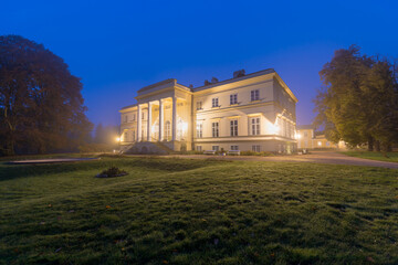 Palace in Kostelec nad Orlici during dusk, New Castle, Czech Republic
The owner is the nobleman...