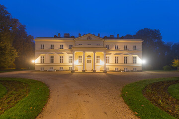 Palace in Kostelec nad Orlici during dusk, New Castle, Czech Republic
The owner is the nobleman...