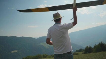 Model Plane RC Airplane throw takeoff