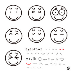 hand-drawn facial expression icon_03_g