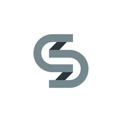 Letter s simple logo