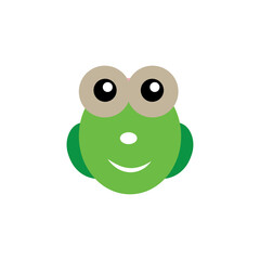 pin drawing of cute animal face cartoon color illustration design vector