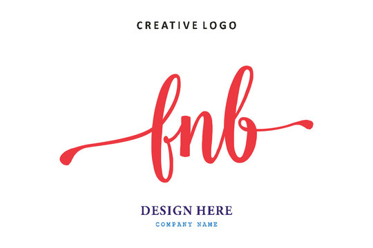 FNB lettering logo is simple, easy to understand and authoritative