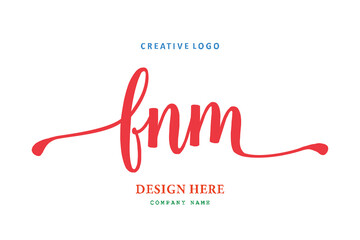 FNM lettering logo is simple, easy to understand and authoritative