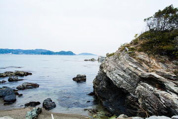 Fototapeta na wymiar 菅島の浜