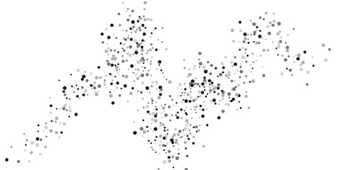 Silver glitter confetti.