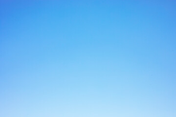 Clear blue sky background and empty space for your design, no cloud