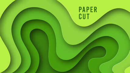 background paper cut style modern 3d  abstract slime realistic cut out wallpaper banner, poster, business presentation, flyer design vector