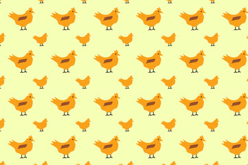 Chicken Digital Paper. suitable for backgrounds and wallpapers.