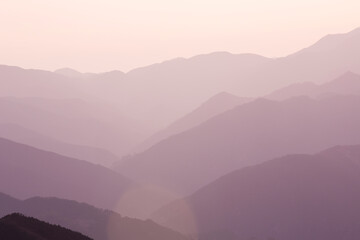 玉置神社から見た山々の風景 © Paylessimages
