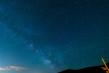Obraz na płótnie Canvas night sky with stars colorado