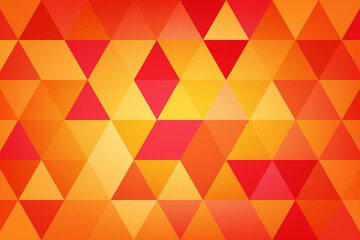 Obraz premium Red, yellow, orange triangle, illustration, background, design for business, illustration, web, landing page, wallpaper.