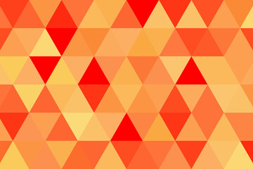 Red, yellow, orange triangle, illustration, background, design for business, illustration, web, landing page, wallpaper.