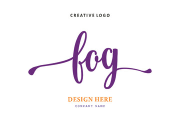 FOG lettering logo is simple, easy to understand and authoritative