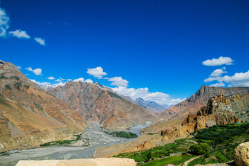 Fototapeta premium Various views of the Spiti Valley
