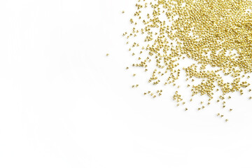 金色のキラキラの粒の集合体