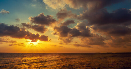 Epic sky above the ocean