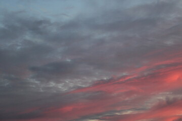 Naklejka premium Himmel im Morgenrot