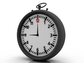 3d illustration stopwatch
