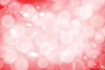 Red dark gradient abstract background. illustration Christmas new year winter card concept white snowflake and bokeh light with copy space.