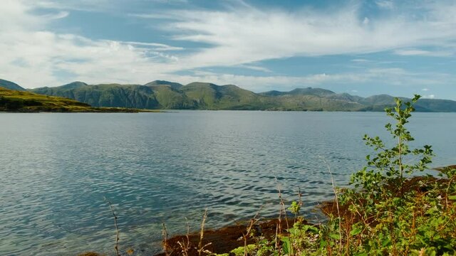Amazing Highland picturesque scenery surrounding Loch Tulla near Bridge of Orchy and Glen Coe in Scotland
