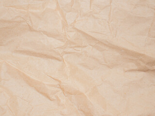 crumpled brown paper for background